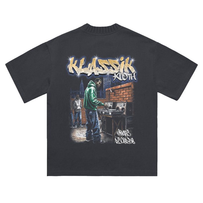 Klassik Kloth “Klassik Vibes” Heavy Crew TShirt