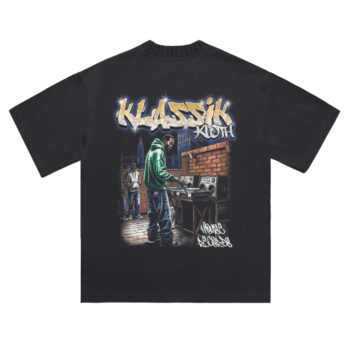 Klassik Kloth “Klassik Vibes” Heavy Crew TShirt