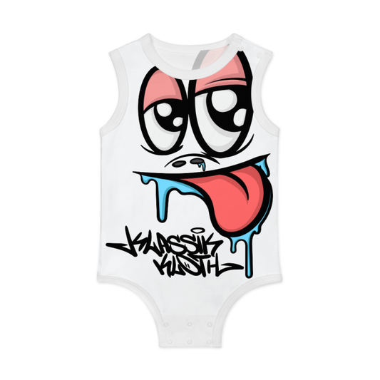 Klassik Kloth “Lets Go” Baby Onesie